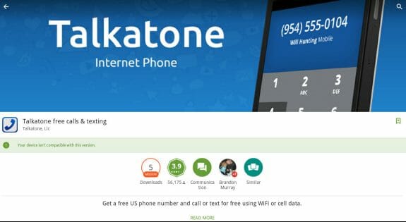 Talkatone Phone App